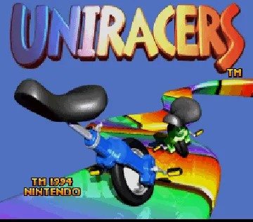 Uniracers (USA) screen shot title